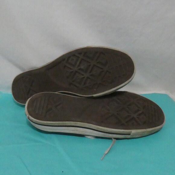 CONVERSE ALL STAR | men 5.5 - women 7.5 | Unisex Green and White Lace Up Sneaker - Picture 11 of 11